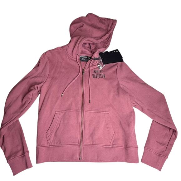 Harley-Davidson Jacket Set California 3in1 Zip Hoodie & Coat Women's L Black New - Picture 10 of 16